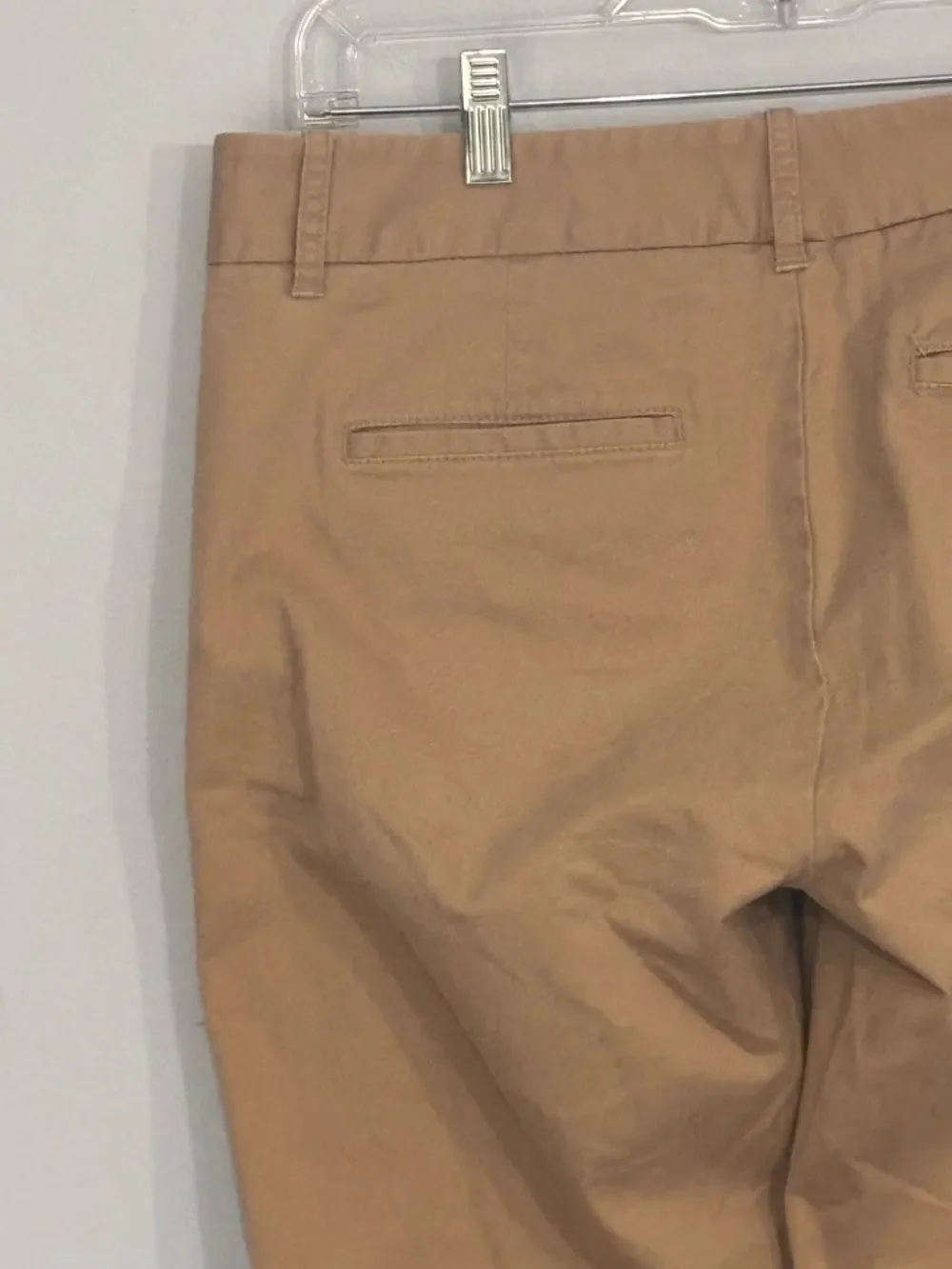 J. Crew Frankie Stretch Brown Chinos in Saddle Tan Color Size 8 Women’s